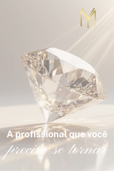 Diamante iluminado por um feixe de luz dourada
